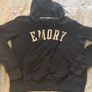 Emory University Gray Hooded Sweatshirt - Small - Go Eagles!